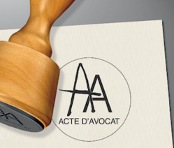 Acte d'Avocat