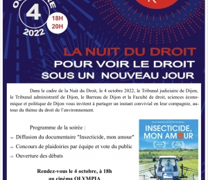 La nuit du Droit à Dijon